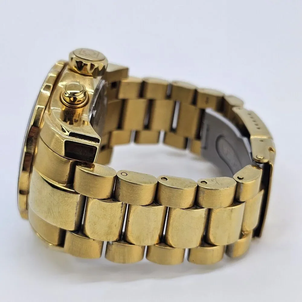 Invicta‎ 19837 Men Watch Pro Diver Chronograph Gold Dial Bracelet 6